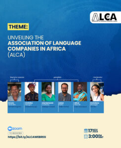 Association of Language Companies in Africa (ALCA) Announces Pre-Launch Event